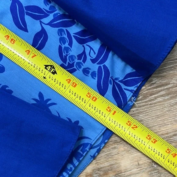 Elegant Blue Floral Maxi Dress - Picture 11 of 16